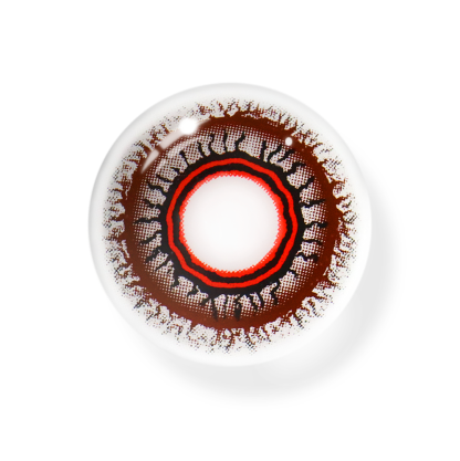 Cosplay Spider Obscura Red Coloured Contact Lenses